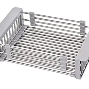 Vesela Multifunctionala Extensibila 30-44 x 21.5 x 9 cm Inox si Polipropilena