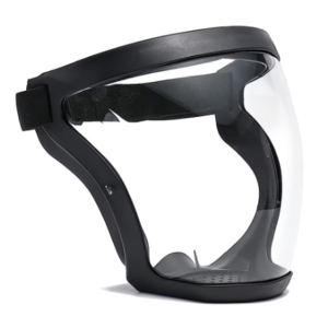 Viziera transparenta anti aburire Policarbonat Negru